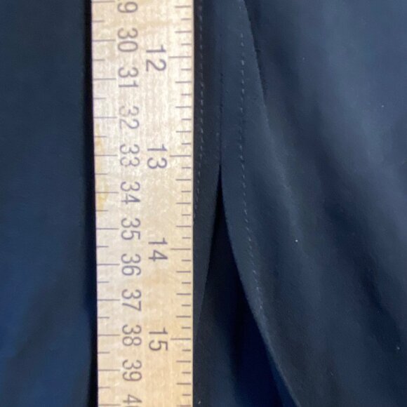 Open Edit Black Midi Skirt Size MEDIUM With Knot Detail & Side Zip Closure NWT - Picture 9 of 13